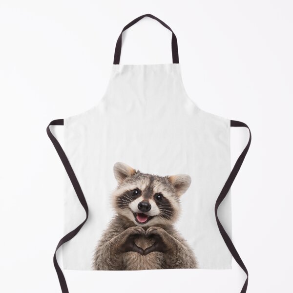 Item preview, Send a little love from the cutest trash panda around. This adorable raccoon forms a heart with its paws and flashes a happy smile, spreading wholesome woodland vibes everywhere it goes. designed and sold by PIXEL POP DESIGNS - Beyond the Norm!.