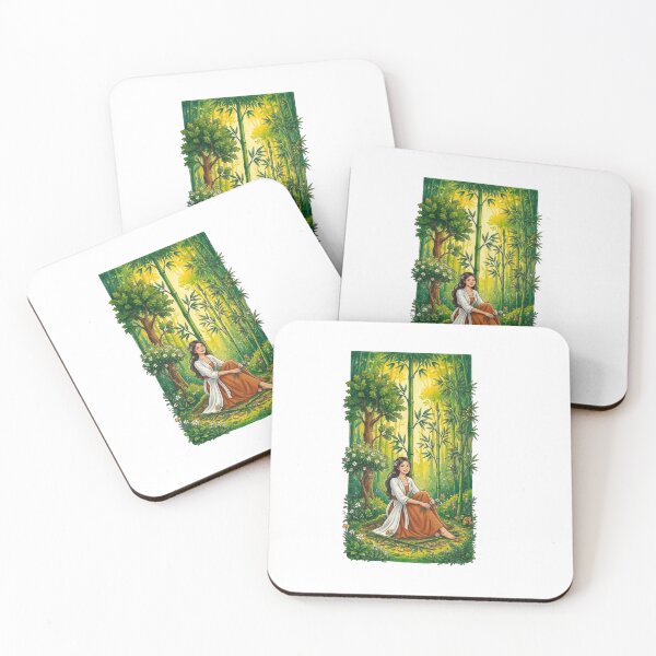 Item preview, Beautiful girl in the forest designed and sold by PP&RAINBOW SHOP.