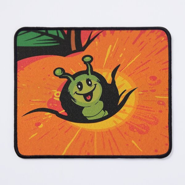 Item preview, Happy Caterpillar in an Apple designed and sold by Retro-Bloom.