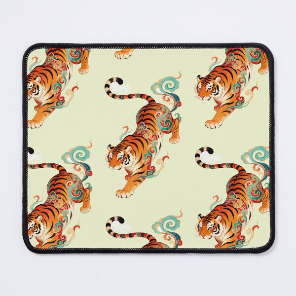 Item preview, Ornamental Japanese Tiger designed and sold by GigiFernan.