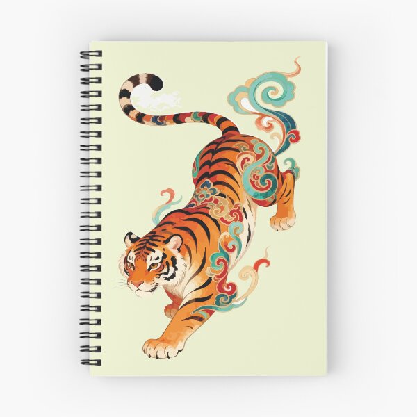 Item preview, Ornamental Japanese Tiger designed and sold by GigiFernan.