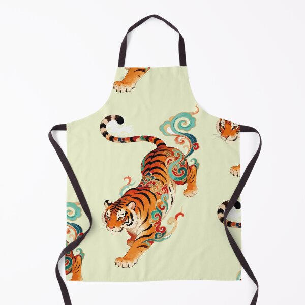 Item preview, Ornamental Japanese Tiger designed and sold by GigiFernan.