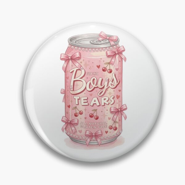 Item preview, Fresh Boys Tears – Coquette Aesthetic Pink Soda Can | Cute Feminine Humor designed and sold by aiqdelicia.