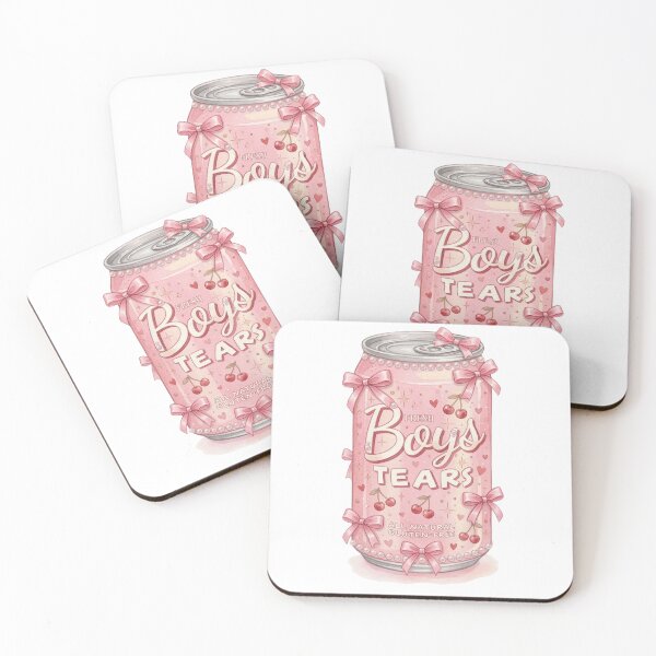 Item preview, Fresh Boys Tears – Coquette Aesthetic Pink Soda Can | Cute Feminine Humor designed and sold by aiqdelicia.