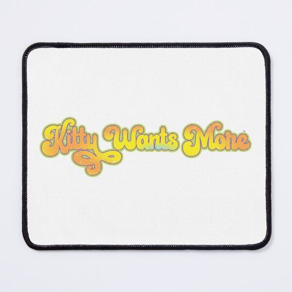 Item preview, Kitty Wants More Vintage 1970s Band Logo Lettering designed and sold by PatternTango.