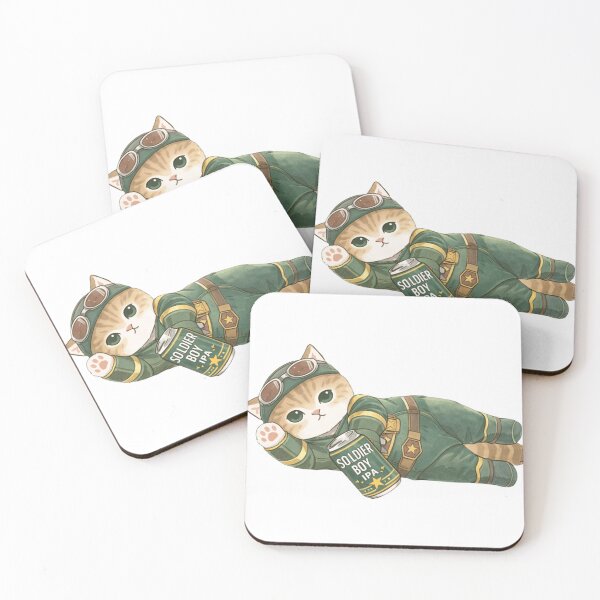 Item preview, Soldier Boy Cat Cute Superhero Fan Art designed and sold by Reyxava.