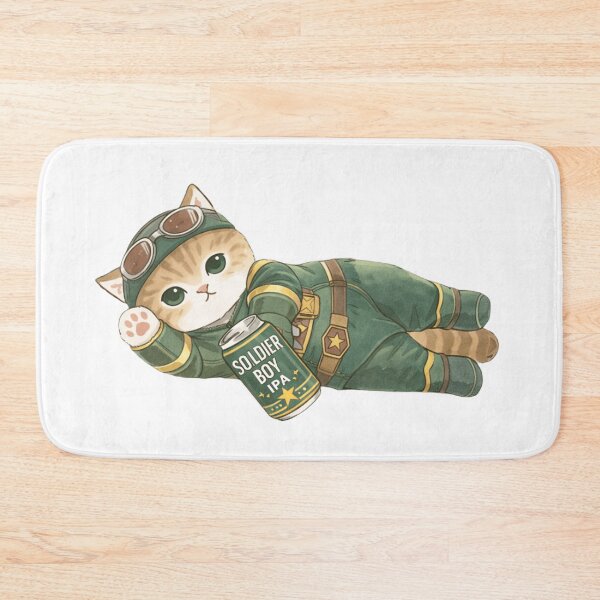 Item preview, Soldier Boy Cat Cute Superhero Fan Art designed and sold by Reyxava.