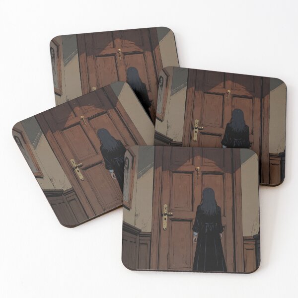Item preview, Gothic Horror Anime - Mysterious Haunted Door Dark Art designed and sold by ShadowsInk.