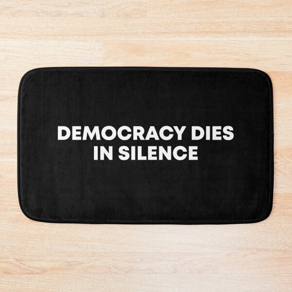Item preview, Democracy Dies in Silence - Resist Fascism | FDT designed and sold by PixVib.
