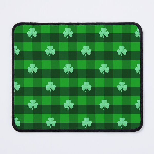 Item preview, St Patrick day shamrock plaid pattern  designed and sold by yusraadesignz.
