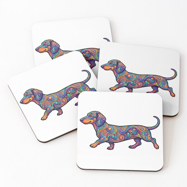Item preview, Smiling Dachshund designed and sold by Botanica Trip.