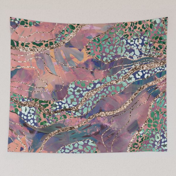 Item preview, Tropical Batik Animal Glam 1 (Photo of Glitter Only - Not Reflective) designed and sold by Anita's & Bella's Art.