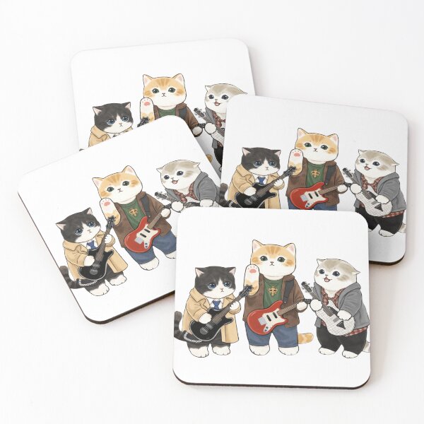 Item preview, Dean, Sam & Castiel Cat Band Cute Supernatural Fan Art designed and sold by Reyxava.