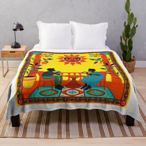 Item preview, Traditional Mexican Folk Art - The Sunlit Porch & Coffee designed and sold by VizualBites.