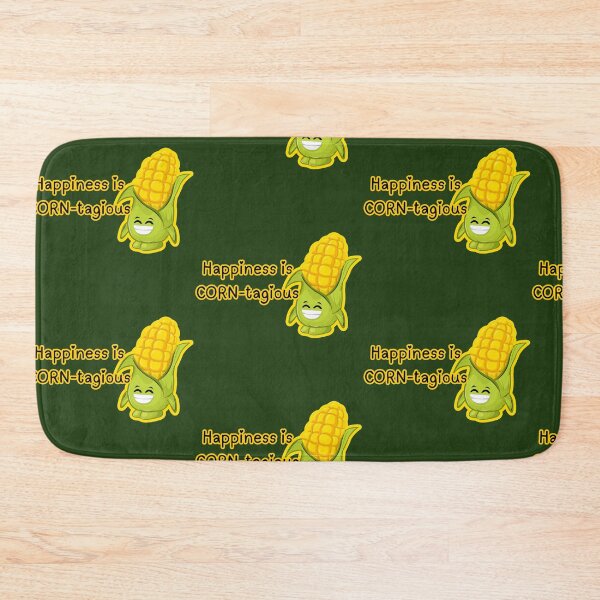 Item preview, Happiness is CORN-tagious Cute Corn Pun Art designed and sold by The-Melon-Cart.