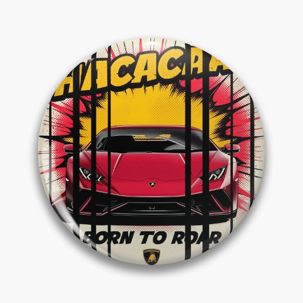 Item preview, Lamborghin Huracá EVO, 60s comic energy Born to Roar 14 designed and sold by Neon G.