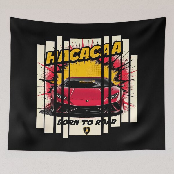 Item preview, Lamborghin Huracá EVO, 60s comic energy Born to Roar 14 designed and sold by Neon G.