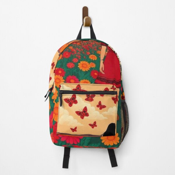 Item preview, Classic Mexican Folk Art - The Flower Walk with Dog designed and sold by VizualBites.
