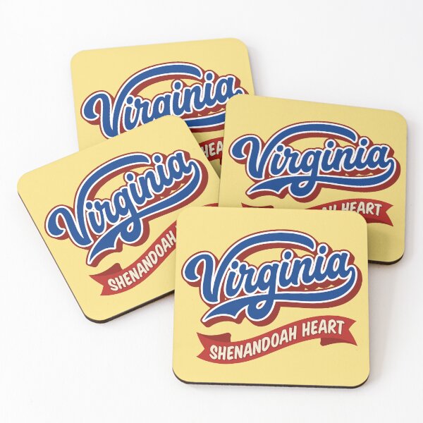 Item preview, Retro Virginia Shenandoah Heart Vintage Script designed and sold by Cozy-Old-Pub.