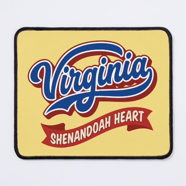 Item preview, Retro Virginia Shenandoah Heart Vintage Script designed and sold by Cozy-Old-Pub.