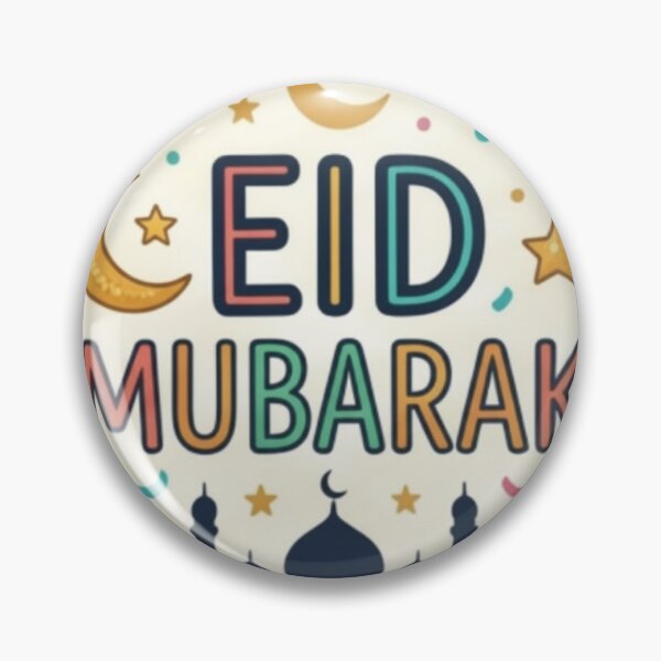 Item preview, Elegant Golden Aid El Fitr Greeting - Islamic Geometric Mandala Sticker designed and sold by soufiane bouhfad.