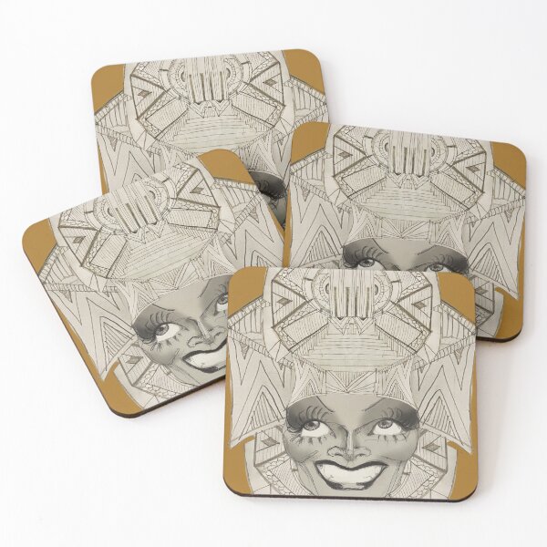 Item preview, Night and Day (gold background) designed and sold by Hersh Dagmarr Artwork.