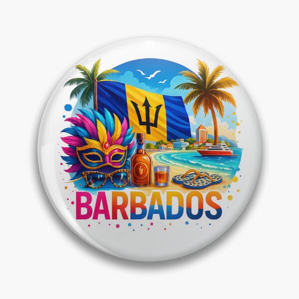 Item preview, Barbados Beach Carnival Rum Trident Island Tropical Vibes designed and sold by NUMAcreations.