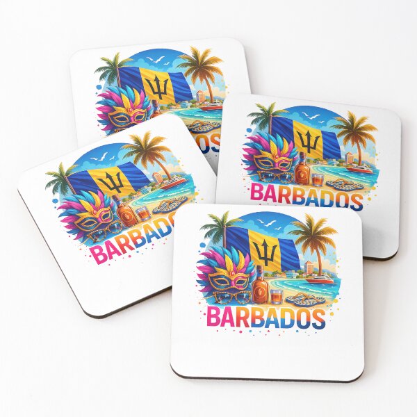 Item preview, Barbados Beach Carnival Rum Trident Island Tropical Vibes designed and sold by NUMAcreations.