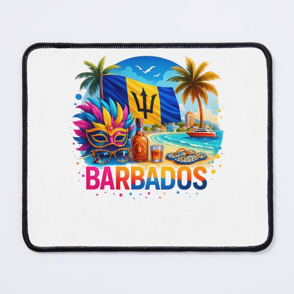 Item preview, Barbados Beach Carnival Rum Trident Island Tropical Vibes designed and sold by NUMAcreations.