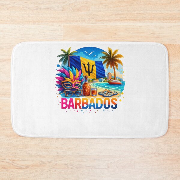 Item preview, Barbados Beach Carnival Rum Trident Island Tropical Vibes designed and sold by NUMAcreations.
