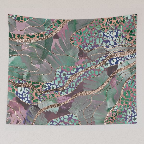Item preview, Tropical Batik Animal Glam 2 (Photo of Glitter Only - Not Reflective) designed and sold by Anita's & Bella's Art.