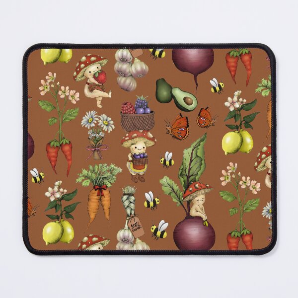 Item preview, Mushroom Farmers Market Pattern designed and sold by ReaDillo.