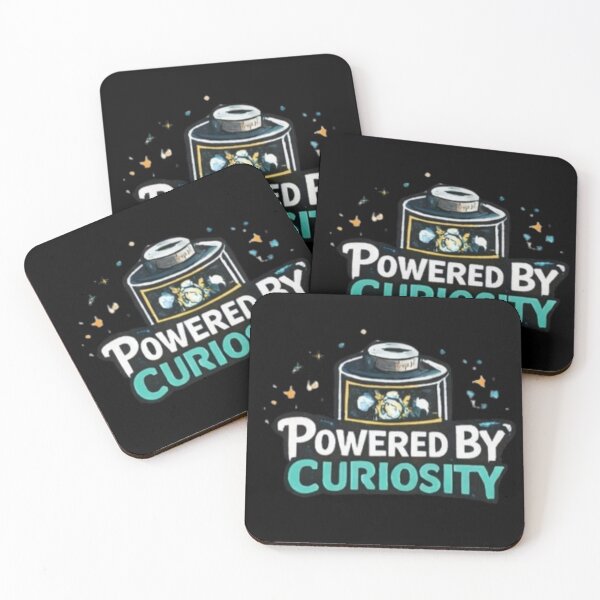 Item preview, Powered By Curiosity – Science Student Design designed and sold by Amr Darwish Graphic designer.