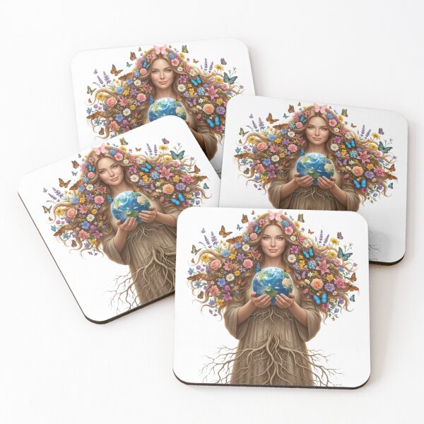 Item preview, "Gaia's Embrace: The Heart of the Living Earth" designed and sold by VibranPalette.