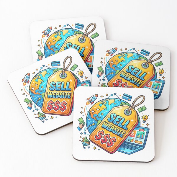 Item preview, Sell Website - Shiny Price Tag Globe Laptop Ecommerce Sticker Design designed and sold by WowDezign.