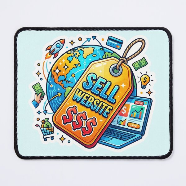 Item preview, Sell Website - Shiny Price Tag Globe Laptop Ecommerce Sticker Design designed and sold by WowDezign.