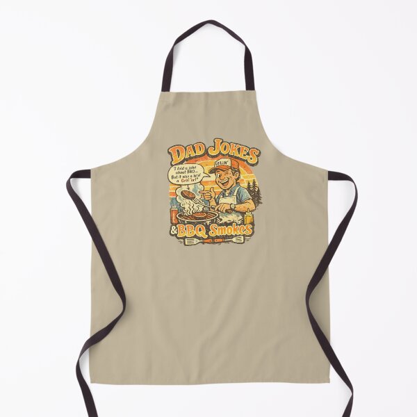 Item preview, Grillin' & Chillin' Dad Jokes BBQ Smokes Retro Design designed and sold by Mikoff04-arts.