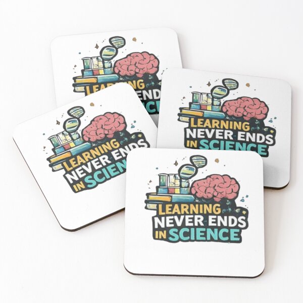 Item preview, Learning Never Ends In Science – STEM Quote designed and sold by Amr Darwish Graphic designer.