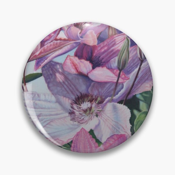 Item preview, riot of pink clematis designed and sold by tigerr.