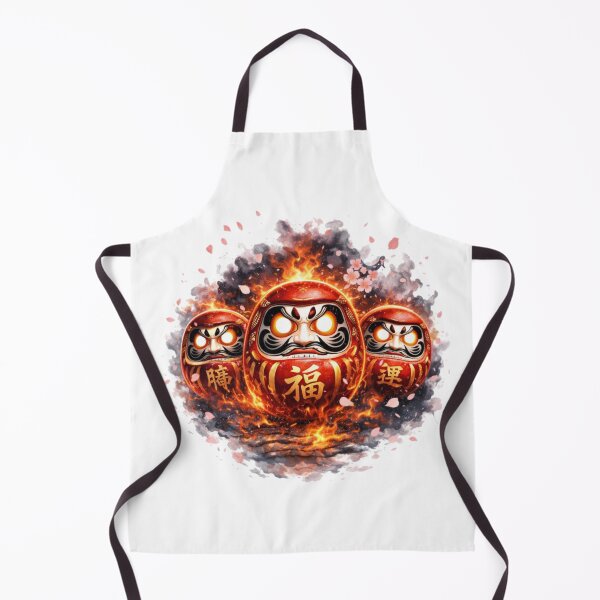 Item preview, Lucky Daruma Fire Spirit designed and sold by RØNI AI.