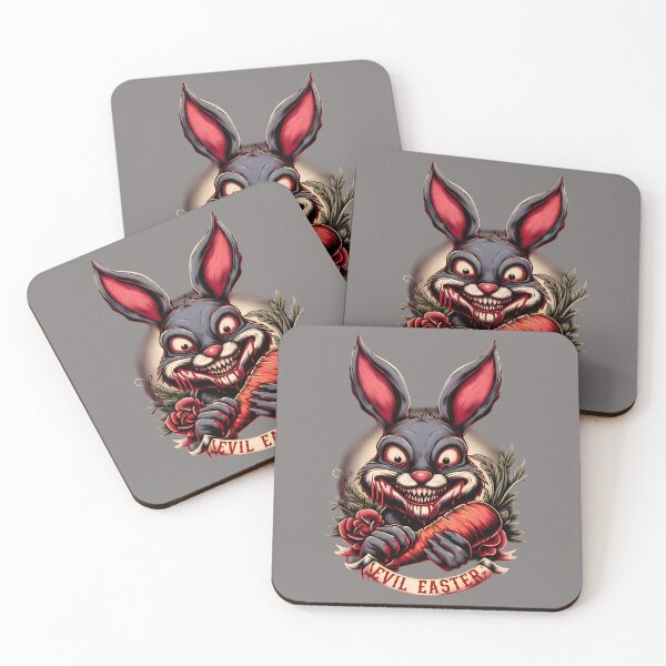 Artikelvorschau, Blutig böser Osterhase – Design eines düsteren Horror-Osterhasen entworfen und verkauft von Art-Arcade6.