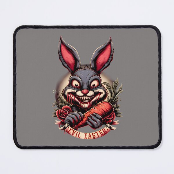 Artikelvorschau, Blutig böser Osterhase – Design eines düsteren Horror-Osterhasen entworfen und verkauft von Art-Arcade6.