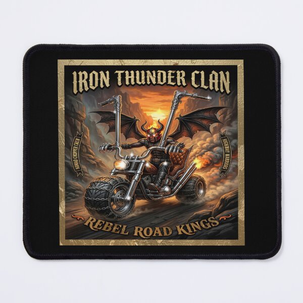 Item preview, Iron Thunder Clan - Rebel Road Kings Biker Demon Chopper designed and sold by Italian Ink Studio.