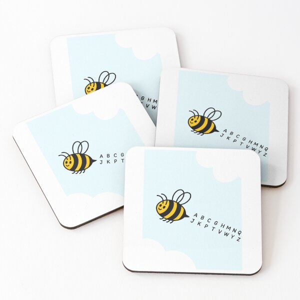 Item preview,  Spelling Bee Missing Letters Alphabet – Funny Bee Design designed and sold by AleksandraJac05.