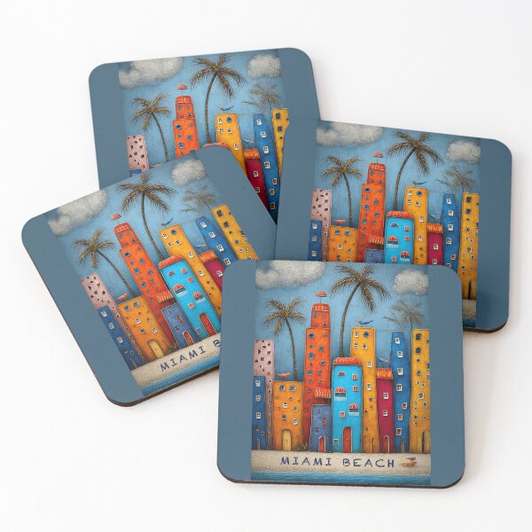 Item preview, Miami BeachTravel Poster designed and sold by MaryFiore.