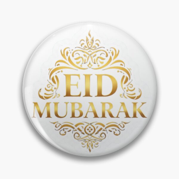 Item preview, Elegant Golden Aid El Fitr Greeting - Islamic Geometric Mandala Sticker designed and sold by soufiane bouhfad.