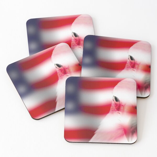 Item preview, Bald Eagle and American Flag designed and sold by ✠Extra✠Ecclesiam✠Nulla✠Salus✠.