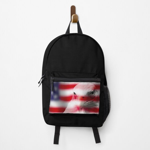Item preview, Bald Eagle and American Flag designed and sold by ✠Extra✠Ecclesiam✠Nulla✠Salus✠.