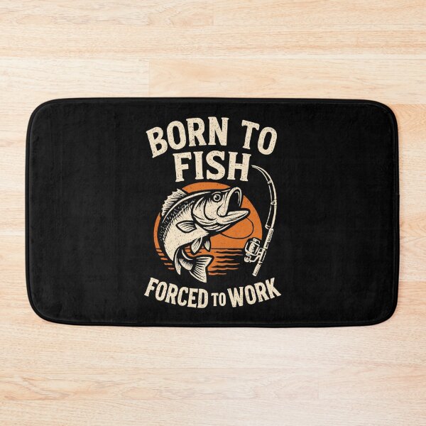 Item preview, Funny fishing gift: Born to Fish fishing saying designed and sold by Pineapple-Tree.