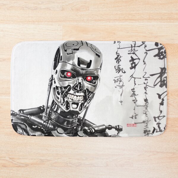 Item preview, T-800 Terminator Sumi-e  designed and sold by AnimeArsenalPrints.